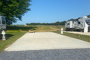 Camp Sherrye Back-In Concrete Pad Site